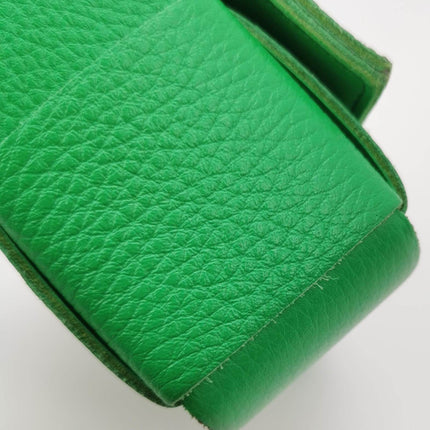 Sold Bottega Veneta Cassette Parakeet Green Leather Crossbody Bag