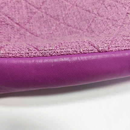 Chanel Large Girl Jacket Bag Lilac Tweed Shoulder Bag 2015