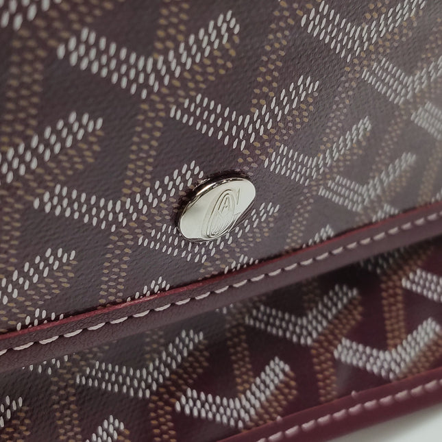 Goyard Anjou PM Medium Tote Burgundy Reversible Leather Lining