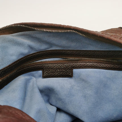 Bottega Veneta Veneta Hobo Maxi Dark Brown Calfskin Leather 52cm