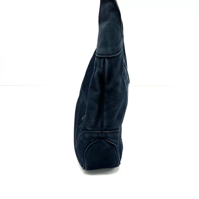 Gucci Jackie 1961 Medium Navy Suede Leather Bag