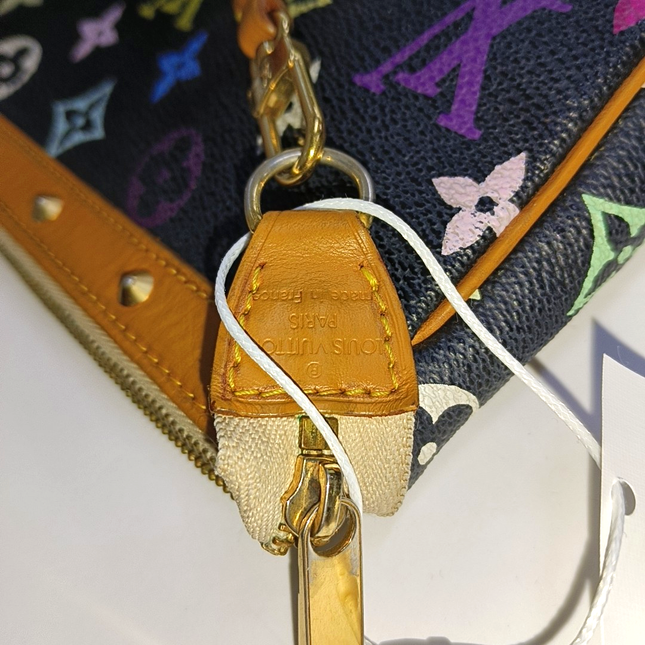Louis Vuitton x Takashi Murakami Pochette Accessoire Black Multicolor