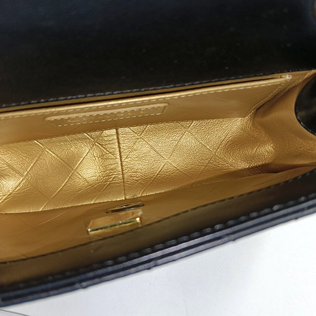 Chanel Coco Clips Super/Extra Mini Flap Bag Black Lambskin Gold Hardware