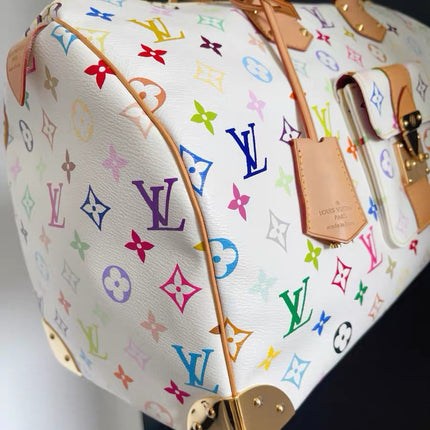 Louis Vuitton x Takashi Murakami Speedy 40 White Multicolor