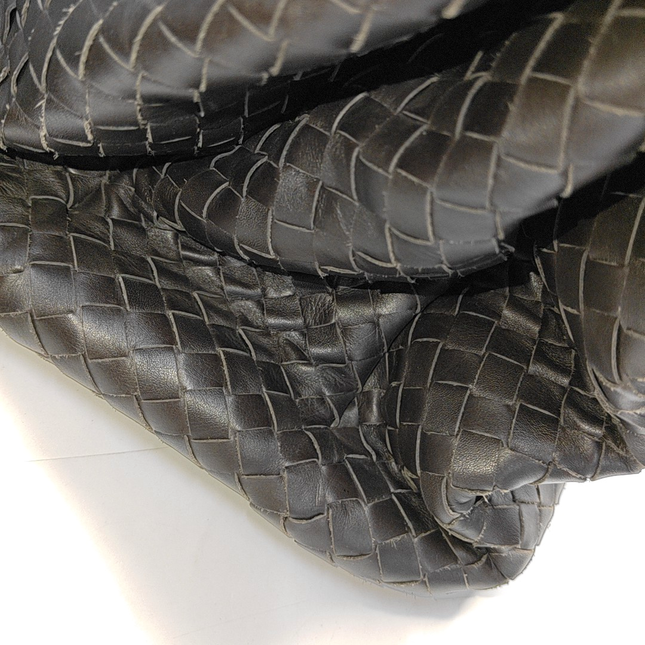 Bottega Veneta Roma Large Intrecciato Nappa Leather Dark Brown 37cm