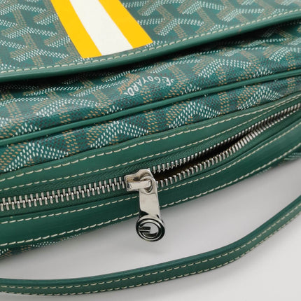 Sold Goyard Cap Vert Crossbody Goyardine Green