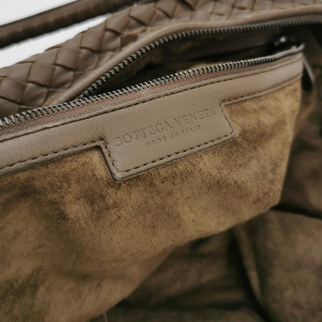 Bottega Veneta Maxi Convertible Tote Dark Chocolate Brown Leather 50cm