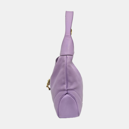 Gucci Jackie 1961 Soft Purple Leather Bag Medium