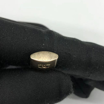 Chanel Padlock Gold-tone Earrings