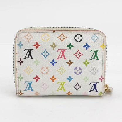 Louis Vuitton x Takashi Murakami Card Holder Zippy White Multicolor