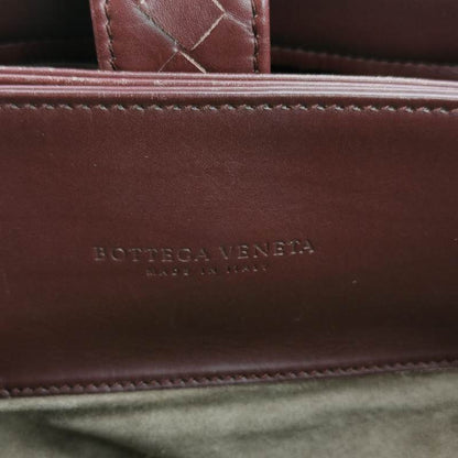 Bottega Veneta Roma Handbag Bag Intrecciato Nappa Leather Wine Burgundy Large 35cm