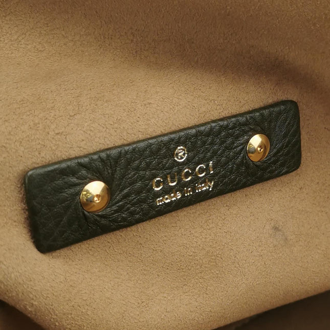 Gucci Softbit Maxi Shoulder Bag Olive Green Calfskin Leather 2024