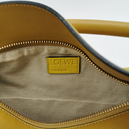 Loewe Puzzle Small Yellow Brown Stripes Crossbody Bag