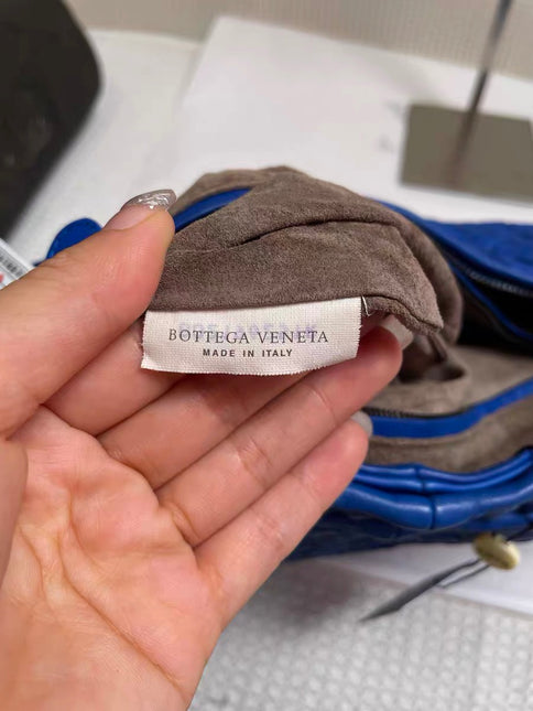 Bottega Veneta Hobo Bag Lambskin leather Royal Blue Medium 45cm