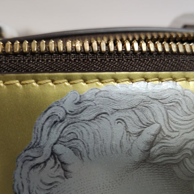 Louis Vuitton Speedy 25 Bandouliere Fornasetti Museum Gold