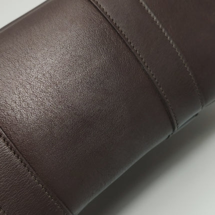 Hermes Garden Party 30 Swift Leather Chocolate Brown 47 Tote