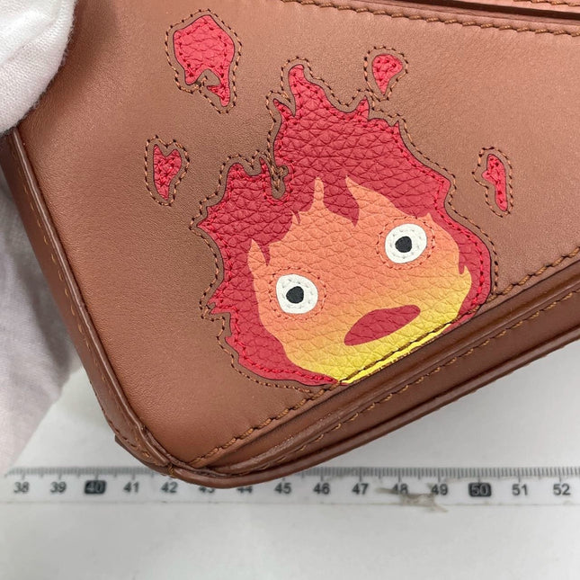 Loewe x Howl's Moving Castle Studio Ghibli Collection Puzzle Calcifer Mini Tan Brown