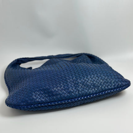 Bottega Veneta Veneta Hobo Navy Leather Bag Maxi 54cm