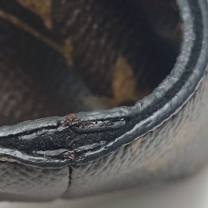 Louis Vuitton Atlantis Large Brown Monogram Canvas Bucket Bag with Strap