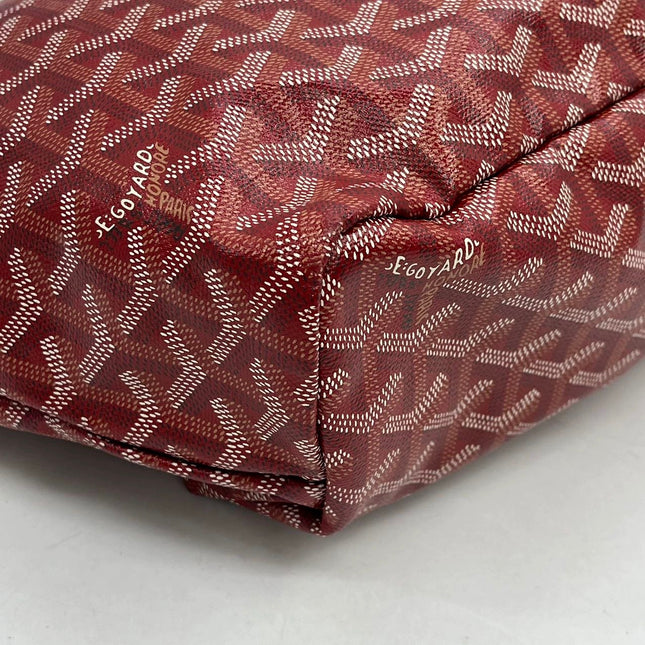 Goyard Saint Louis PM Tote Medium Red Goyardine 2017