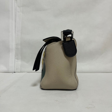Loewe Puzzle Small Beige Herbarium Holiday Collection Calfskin Leather Crossbody Bag