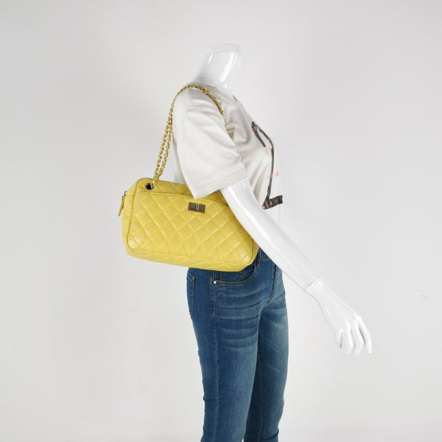 Chanel Leather Quilted Medium 2.55 Mademoiselle Camera Case Bag, 2008-2009