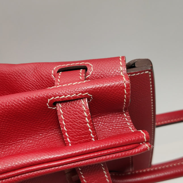 Hermes Birkin 30 Epsom Leather Red Rouge Casaque Gold Hardware 2012