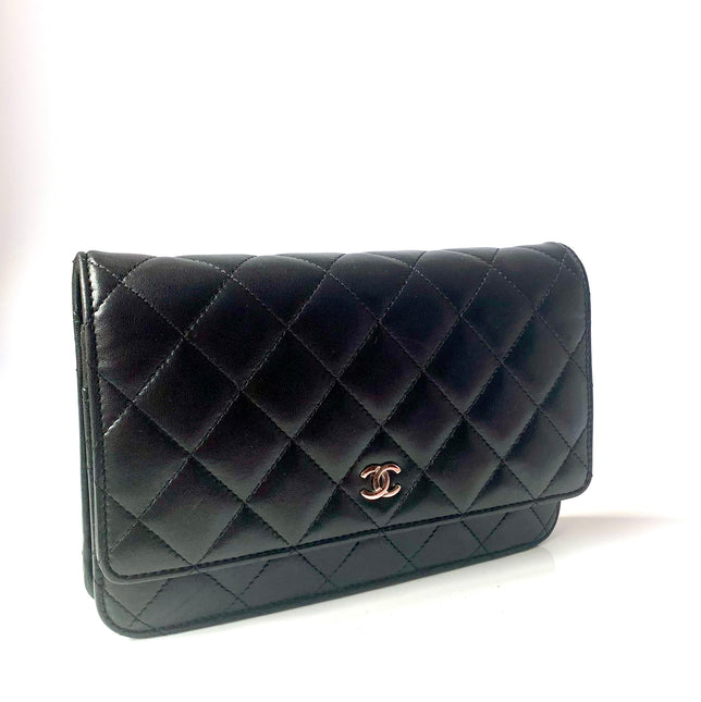 Sold Chanel Wallet On Chains WOC Timeless/ Classic Black