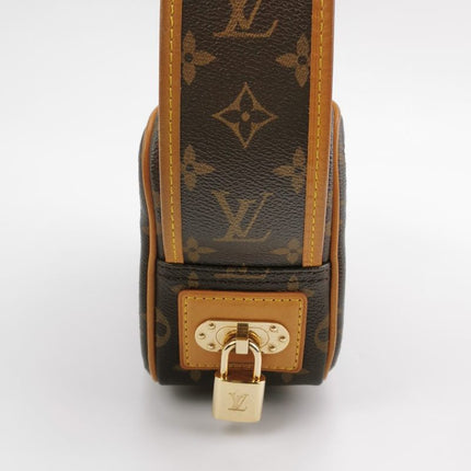 Louis Vuitton Trocadero Monogram Perforation Camera Bag Brown MM95175