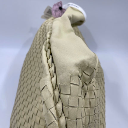 Bottega Veneta Belly Hobo Intrecciato Pale Yellow Large 50cm