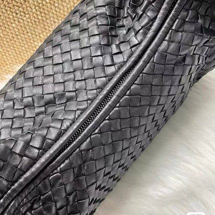 Bottega Veneta Veneta Hobo Black Leather Bag Large 48cm