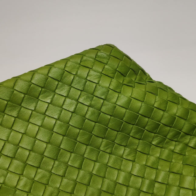 Bottega Veneta Garda Avocado Green Intrecciato Nappa Leather Large 33cm