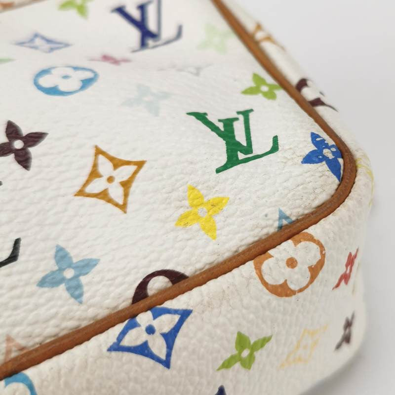 Louis Vuitton x Takashi Murakami Coin Purse White Multicolor