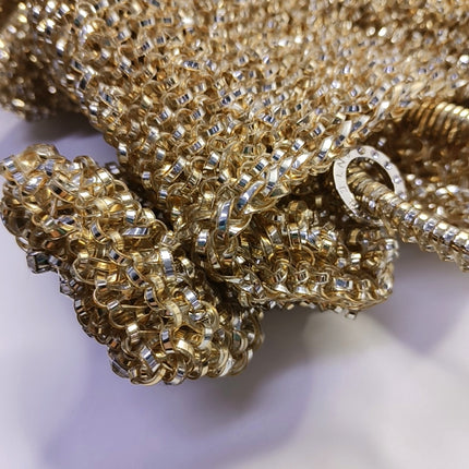 Anteprima Hello Kitty Gold Crystal 3D Wire Handbag