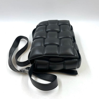 Bottega Veneta Padded Cassette Black Leather