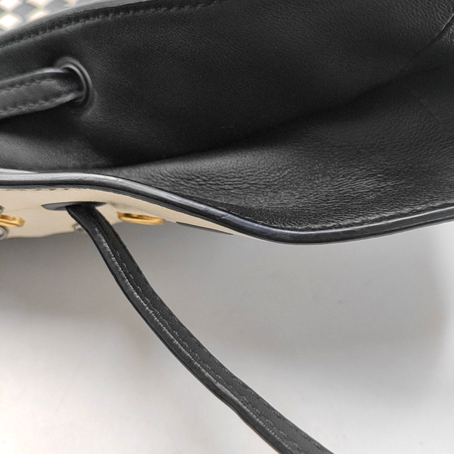 Bottega Veneta Intrecciato Check Palio Crossbody Bag 2018