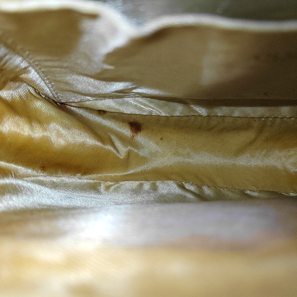 Gucci Bamboo 1947 Night Super Mini Pink Suede Evening Bag with Chain