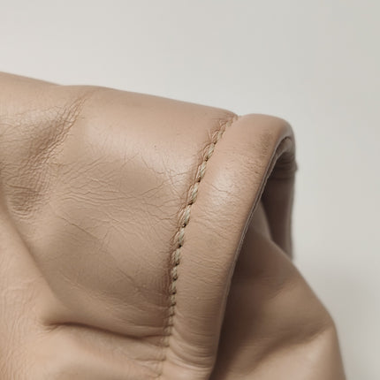 Chanel Deauville Tote Medium Pink Leather Leather Chain Straps