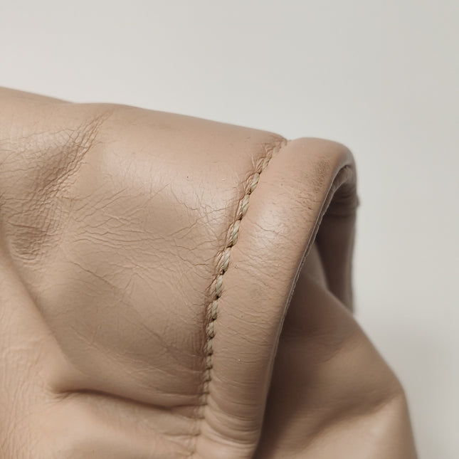 Chanel Deauville Tote Medium Pink Leather Leather Chain Straps