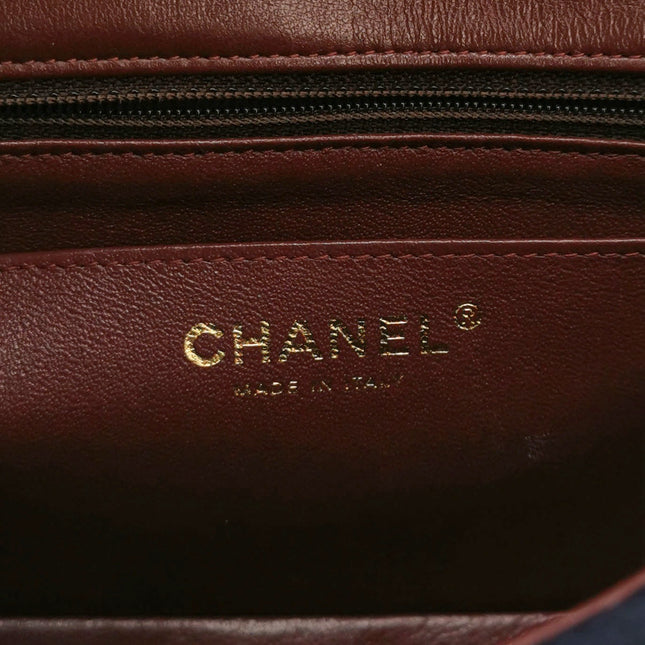 Chanel Classic Flap Mini Métiers d'Art Paris-Hamburg 2018 Wool Nautical Charms