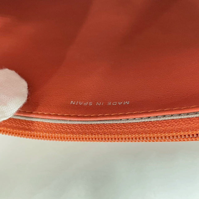 Sold Chanel Wallet on Chain WOC Double CC Orange Caviar Leather