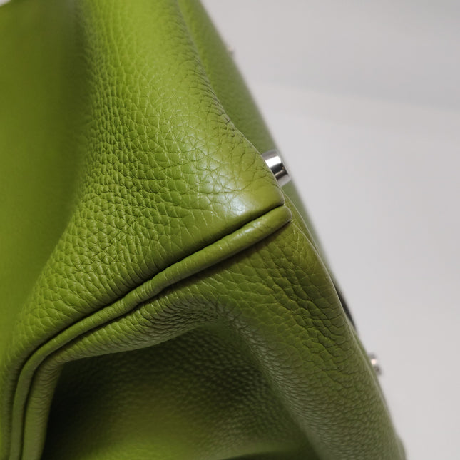 Hermès Birkin 35 Togo Green Vert Anis 37 Palladium Hardware 2008