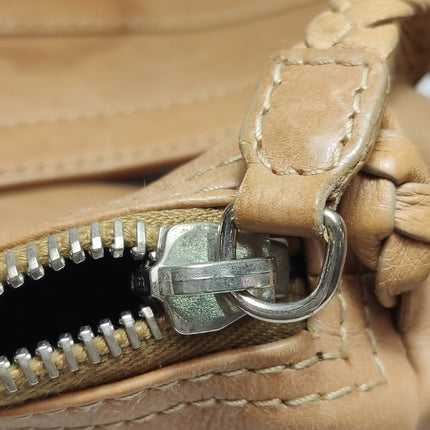 Dior Flight Medium Tan Brown Calfskin Leather Shoulder Bag