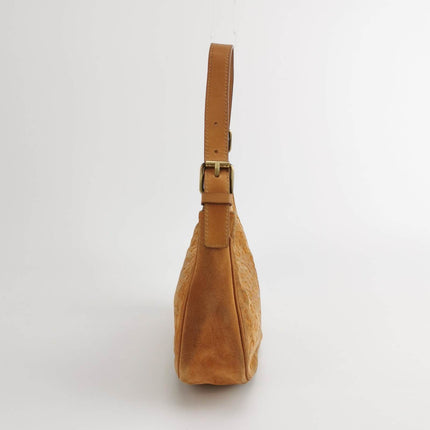 Sold Celine Ava Hobo Pumpkin Camel Suede Leather Shoulder Bag