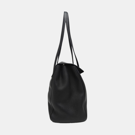 Celine Soft 16 Bag Large Black Grained Calfskin Leather