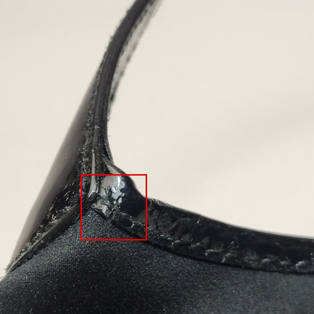 Gucci Jackie Vintage Mini Black Cloth and Patent Leather Handbag