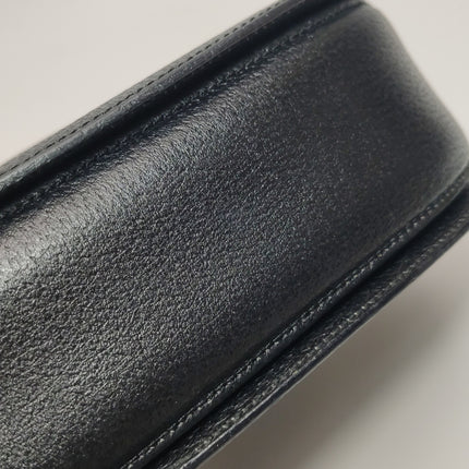 Gucci Bamboo 1947 Top Handle Bag Leather Medium Black