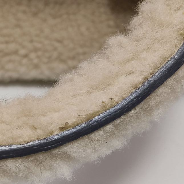 Loewe Amazona Small 29 White Shearling Gold Hardware Top Handle Bag