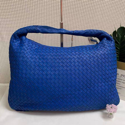 Bottega Veneta Hobo Bag Lambskin leather Royal Blue Medium 45cm