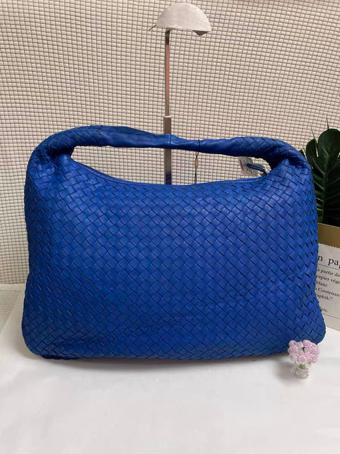 Bottega Veneta Hobo Bag Lambskin leather Royal Blue Medium 45cm